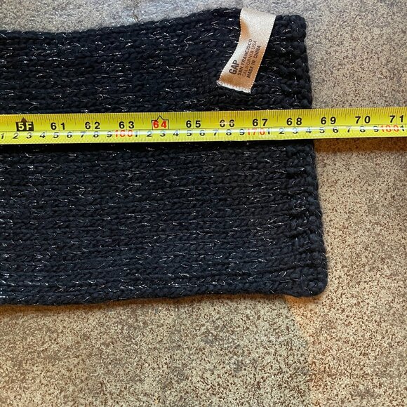 Gap Black & Silver Scarf - Picture 5 of 5